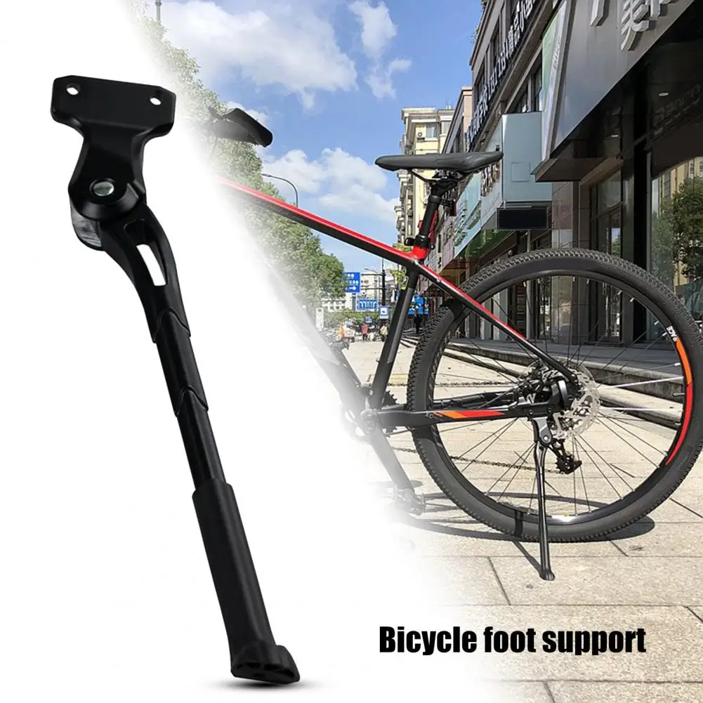 Cycling Kickstand Excellent Black Portable Adjustable Length Kick Stand for Bike Side | Спорт и развлечения