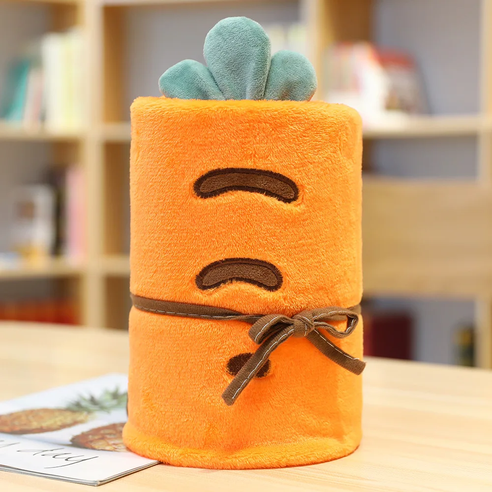 Cartoon coral fleece flannel roll blanket Children's winter Office Nap warmCover Leg Blanket Solid Soft cute | Дом и сад