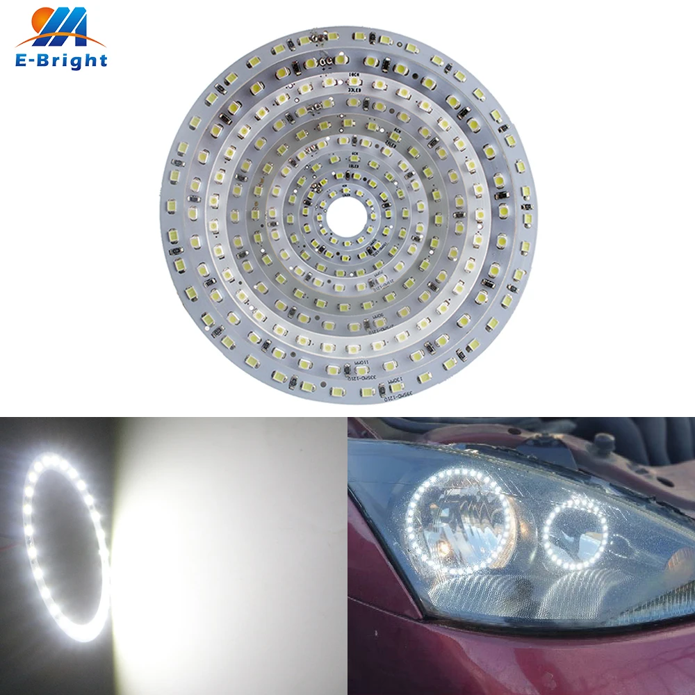 4 шт. (2 набора) 12V 1210 Светодиоды SMD Ангел глаз светодиодные Halo кольца 40 мм 50 60 70 80 90 100
