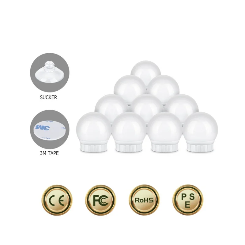 OUFULA Vanity светильник Голливуд USB косметическое зеркало лампа светодиодный