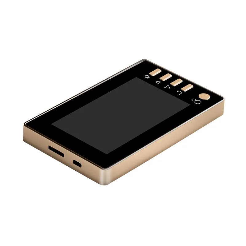 4 3-дюймовый дверной звонок цифровой глазок камера 1 МП беспроводной видео