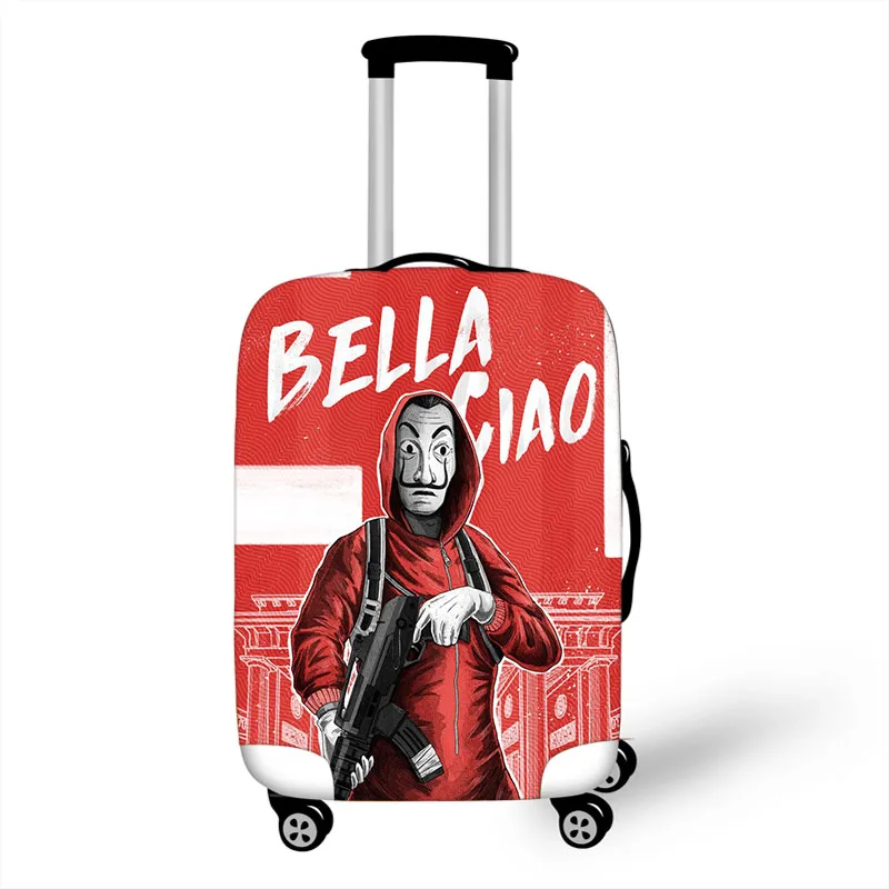 

18-32 Inch La Casa De Papel House of Paper Travel Suitcase Protective Cover Trolley Case Elastic Anti-dust Cover Perfect