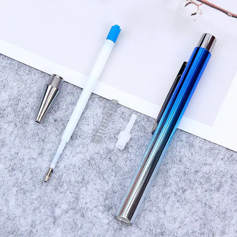 Новые творческие 0 5 серый градиент Алюминий металлический стержень Пресс Бизнес