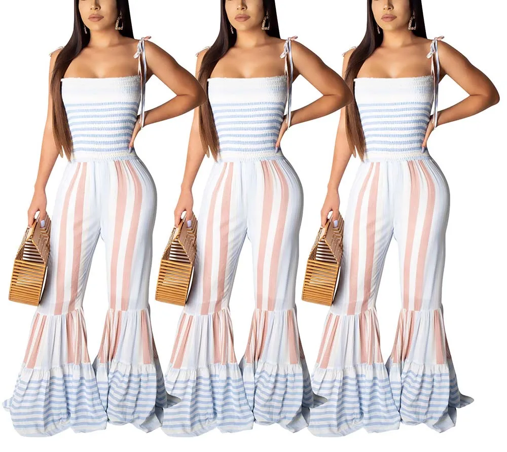 Комбинезоны и комбинезоны 2020 Женский Летний комбинезон пижама костюм пляжного