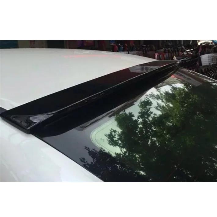 Для Honda Civic Спойлер ABS Материал багажник автомобиля Стекло Топ крыло спойлер