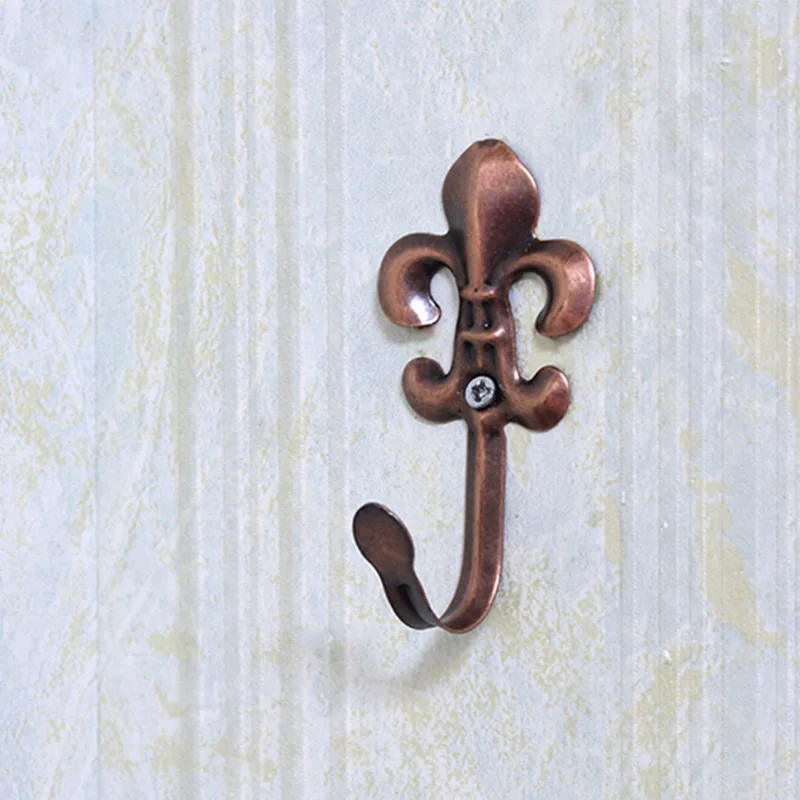 Крючок для драпировки штор в европейском винтажном стиле настенный крючок