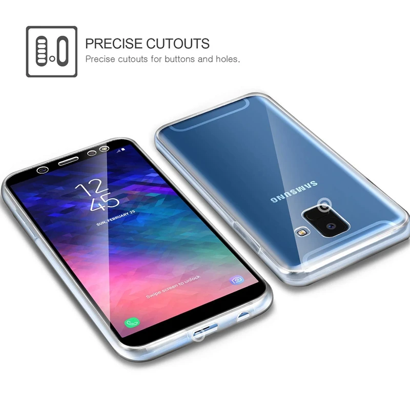 360 Полное покрытие чехол для Samsung Galaxy A50 A40 A30 противоударный A10 M10 S9 S10E J6 J4 Plus A750
