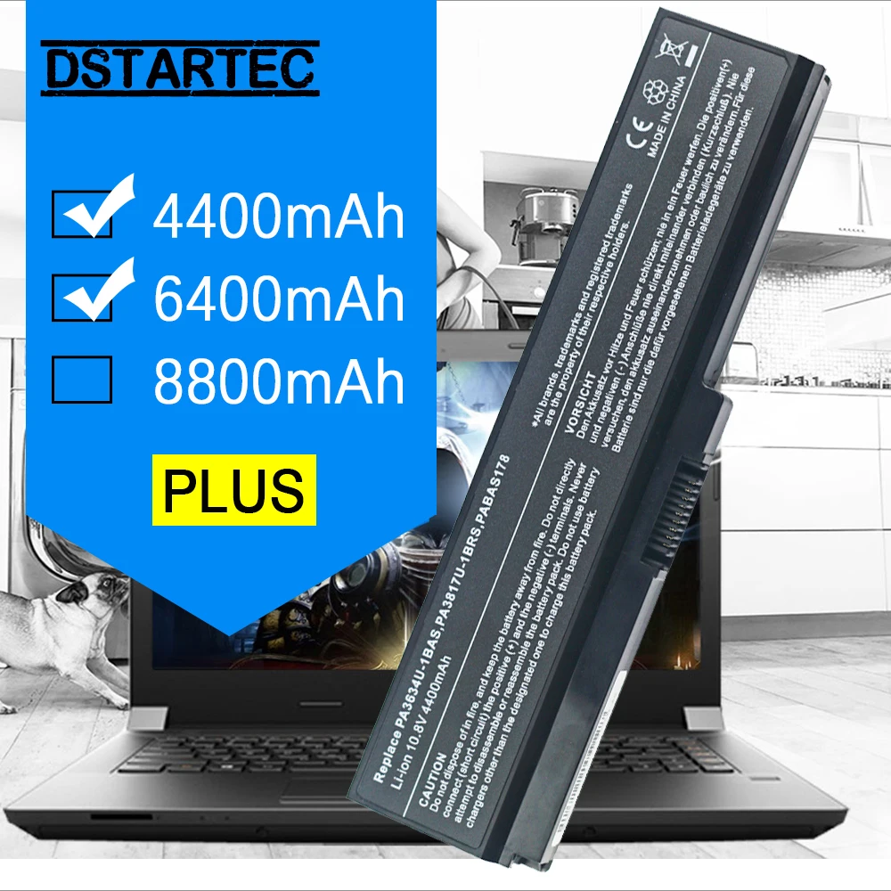Аккумулятор PA3817 PA3817U для ноутбука TOSHIBA Satellite L645 L655 L700 L730 L735 L740 L745 L755 C600D A600