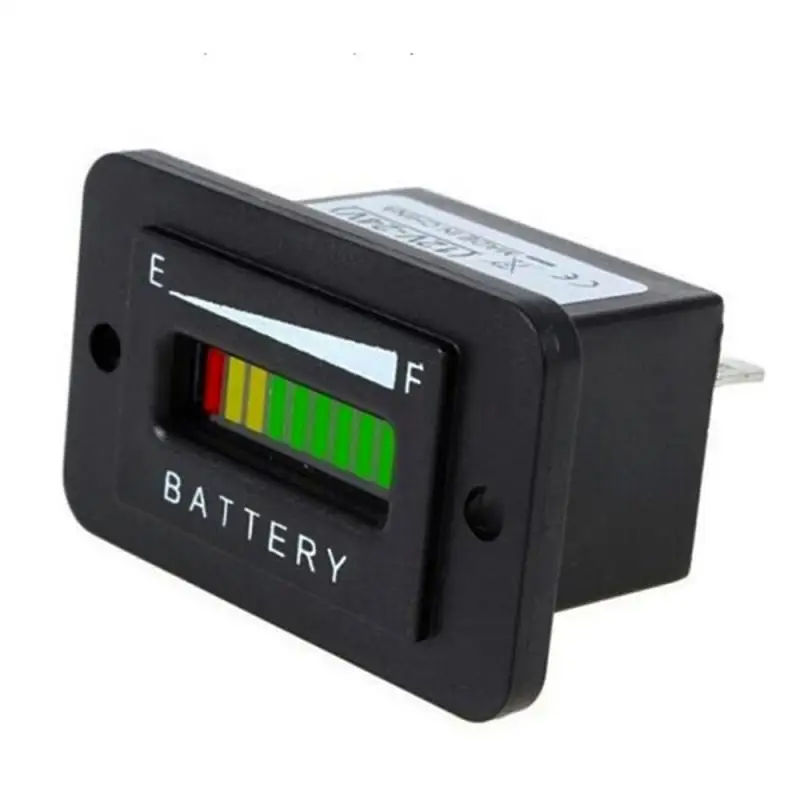 

36/48V Lead-Acid Battery Capacity Fuel Gauge LED Electric Vehicle for Trojan Batteries Golf Club Cart Forklift Battery Indicator
