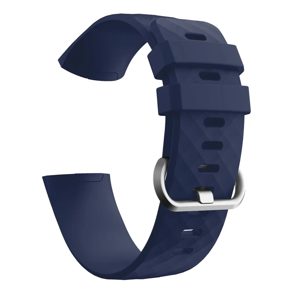 Новый спортивный силиконовый ремешок для смарт-часов Fitbit Charge 4 | Электроника