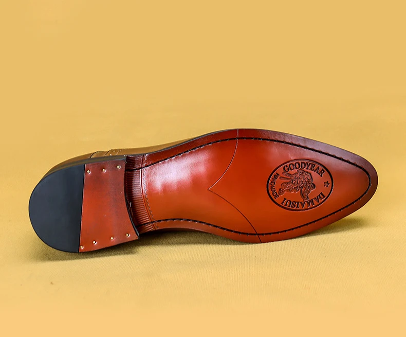 Туфли оксфорды мужские классические натуральная кожа заостренный носок на