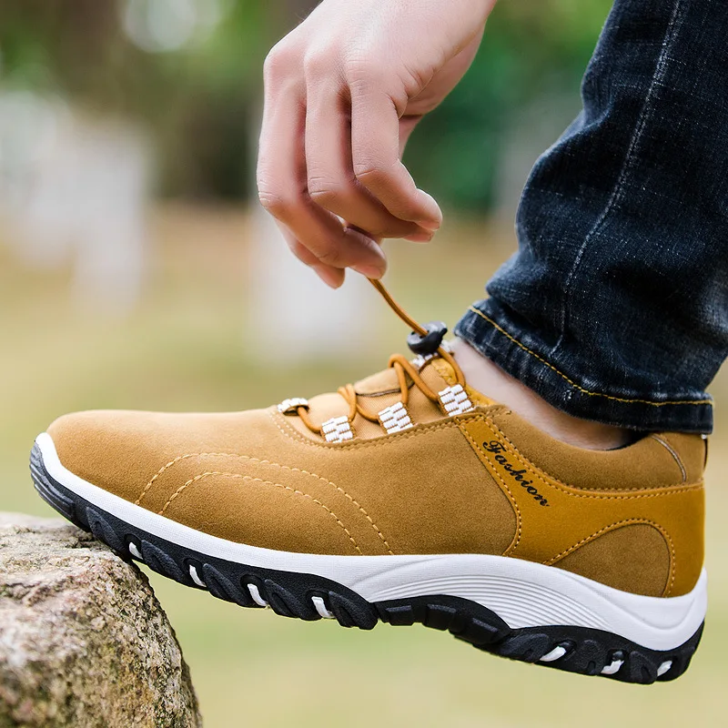 

Spring New Men's Shoes Outdoor Hiking Shoes Elderly Travel Shoes Men's Casual Shoes Low-top Sports Shoes