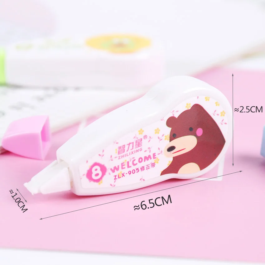 1 шт. мультфильм Kawaii Мультфильм Стиль коррекции ленты для детей подарок, школьные принадлежности для студентов письма модифицированные инструменты
