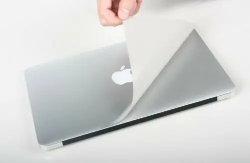 Виниловая наклейка, Защитная передняя+ нижняя Защитная крышка для Apple Macbook Air 11 1" Pro 12" 1" A1708 A1900 A1932 - Цвет: Top A