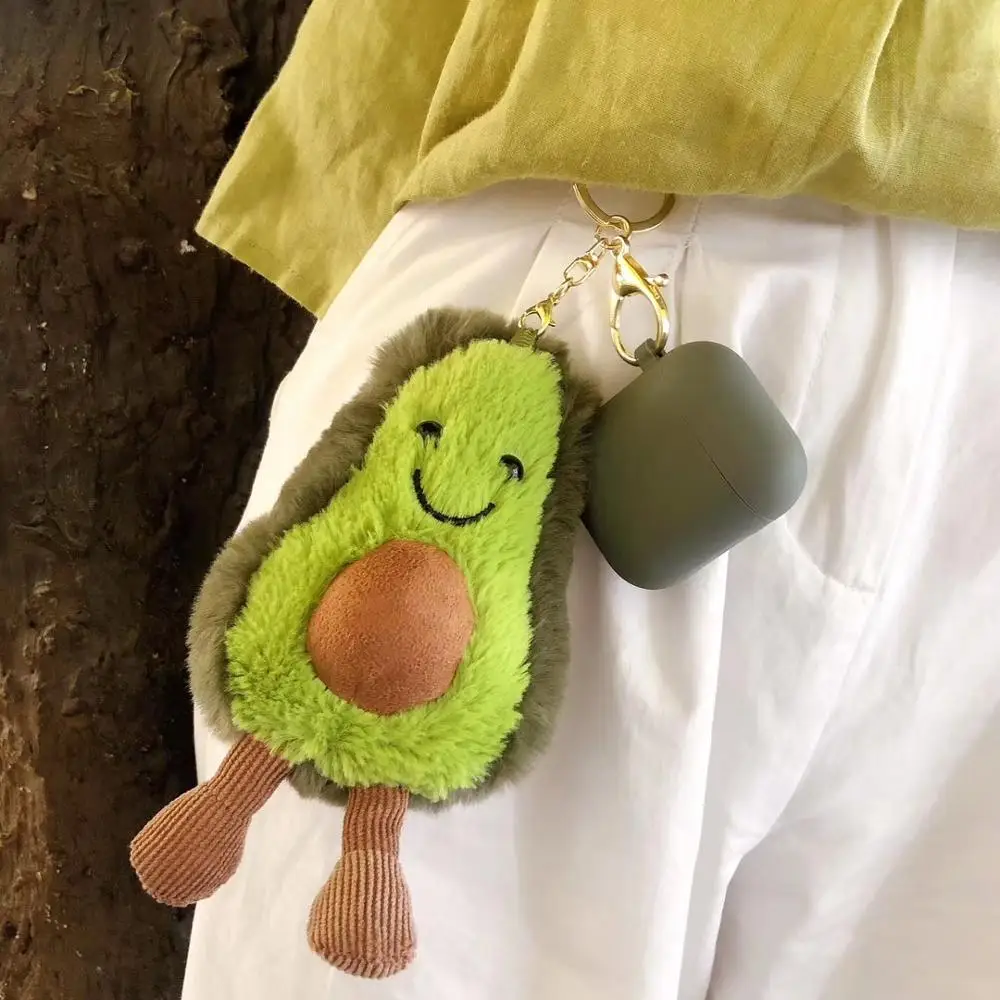 Мягкие каваи авокадо плюшевые фрукты игрушки мультфильм кулон брелок Lucky Doll детские игрушки дети подарок игрушки
