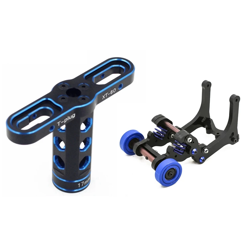 

17MM Wheel Hex Nuts Sleeve Wrench For 1/8 Off-Road RC Car With Double Wheel Keel Wheelie Raise Head Bar For 1/5 Traxxas