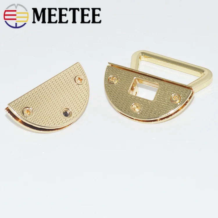 1/2 шт. женская сумка Meetee металлическая застежка с закручивающимся Замком D кольцо