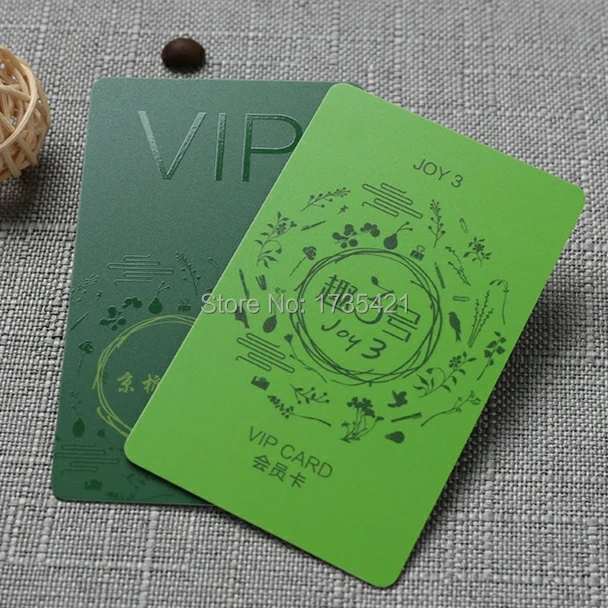 Plastic VIP Card Gift Card Loyalty PVC Card with Silk Screen Gold/Hot Stamp Gold/Laser Stamping Gold