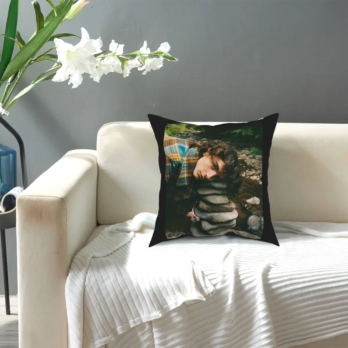 

Timothee Chalamet GQ Poster Throw Pillow Cover Polyester Cushions for Sofa Casual Cushion Covers