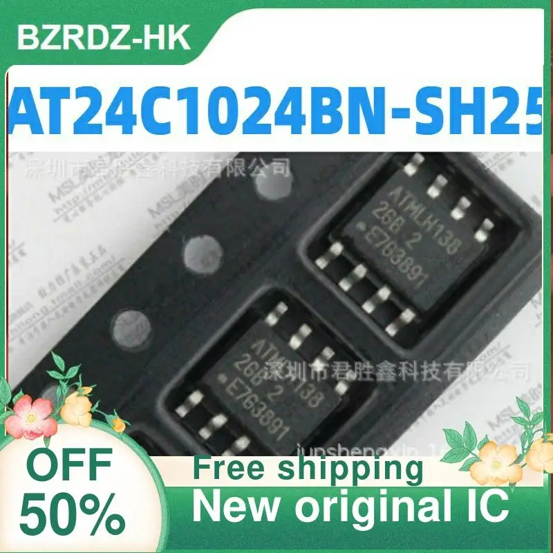 

2-5PCS/lot AT24C1024BN-SH25-T 2GB 2 AT24C1024 SOP8 New original IC
