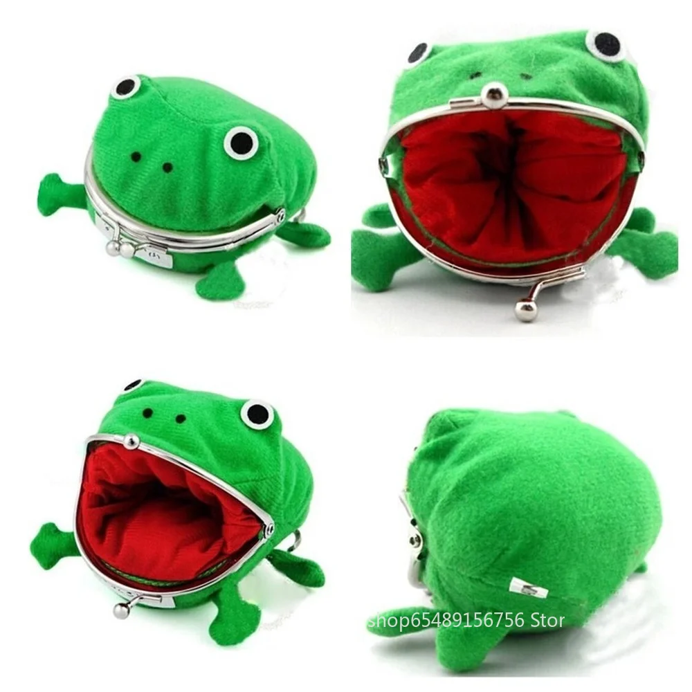 

Hot Selling Anime Frog Wallet Cartoon Wallet Coin Purse Manga Flannel Wallet Cute purse Coin Holder Christmas Halloween Gifts