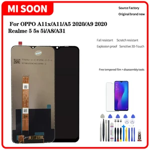 for oppo a11 a11x a8 a5 2020 a9 2020 a31 2020 lcd display touch screen digitizer assembly black 6 5 inch realme c3 c3i lcd free global shipping
