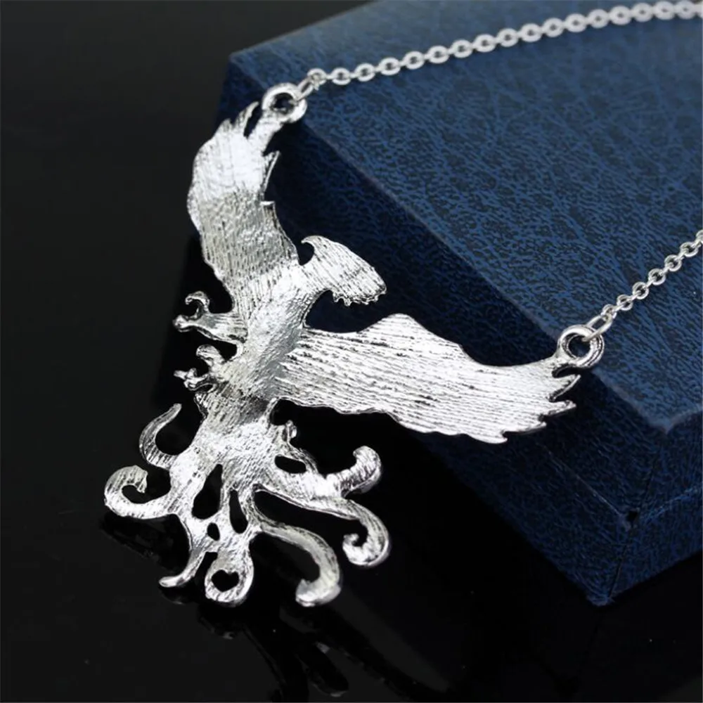 

New Fashion Creative Magic Academy Movie Phoenix Necklace Men's Retro Gothic Hip Hop Party Pendant Jewelry Gift Wholesale