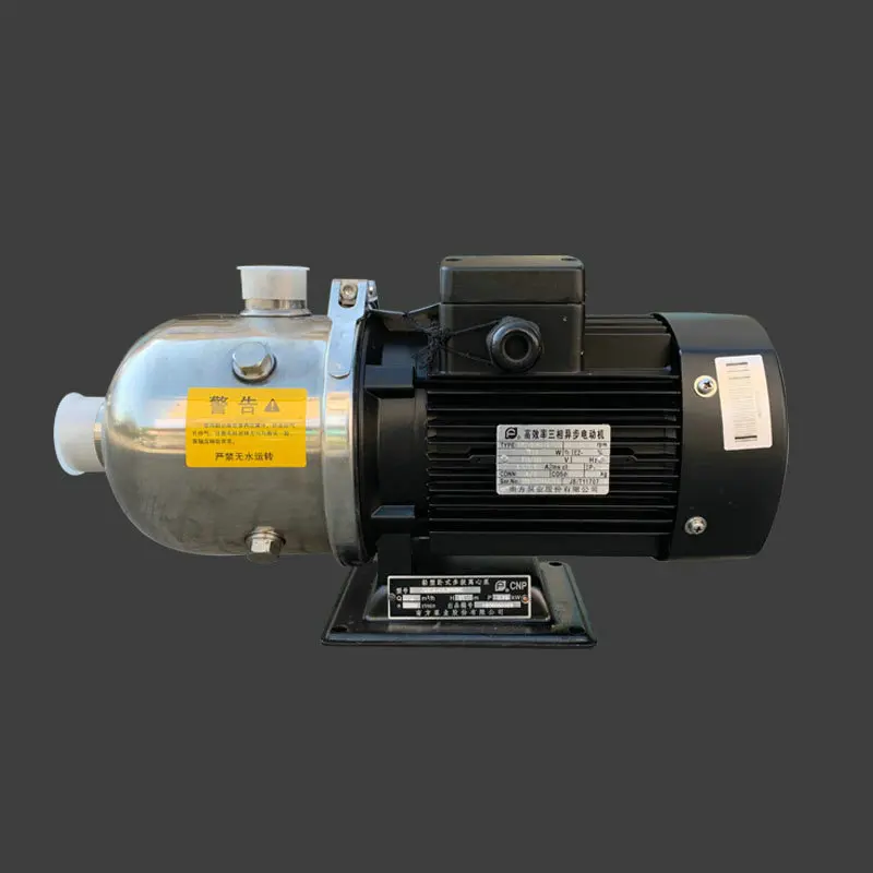 

380V Stainless steel light horizontal multistage industrial centrifugal pump household plumbing booster circulating pump