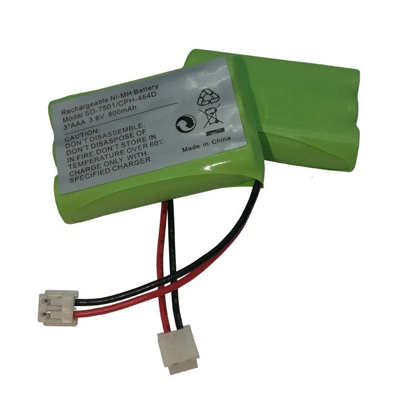 3,6 В 800 мАч NiMH аккумуляторная батарея для Motorola SD-7501 V-Tech 89-1323-00-00 AT& T Lucent 27910 CPH-464D беспроводной домашний телефон