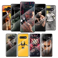 marvel superhero wolverine for samsung galaxy s21 ultra plus 5g m51 m31 m21 tempered glass cover shell luxury phone case