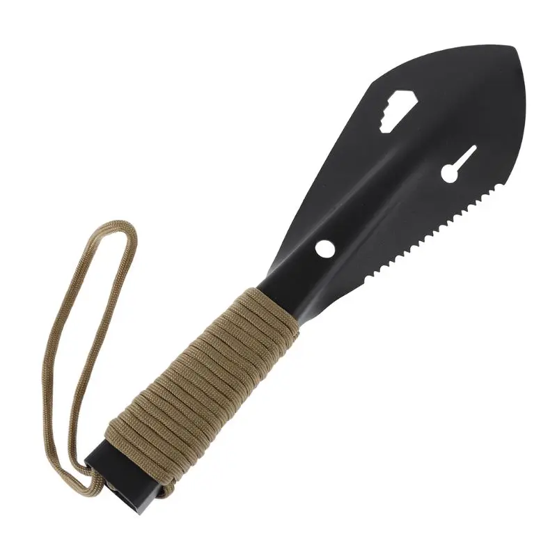 

Serrated Edge Digger Metal Detector Garden Digging Tool Garden Shovel with Sheath Stainless Steel