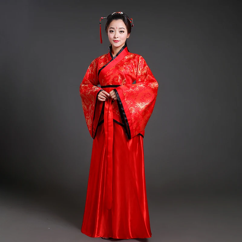Style 6 165-180High Quality Hanfu Emboridery Traditional Chinese Style Dance Costumes Qing Dynasty Dramaturgic Dress for Women Peri Robe - Цвет: Style 6