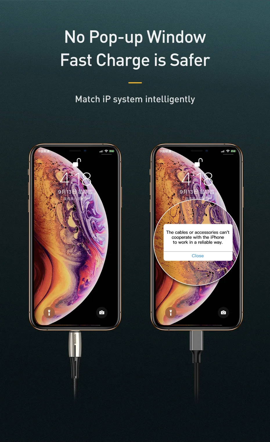 Baseus 18 Вт usb type C к usb-кабелю для iPhone XS Max XR X 8 Plus PD кабель для быстрой зарядки кабель для быстрой передачи данных кабель USB