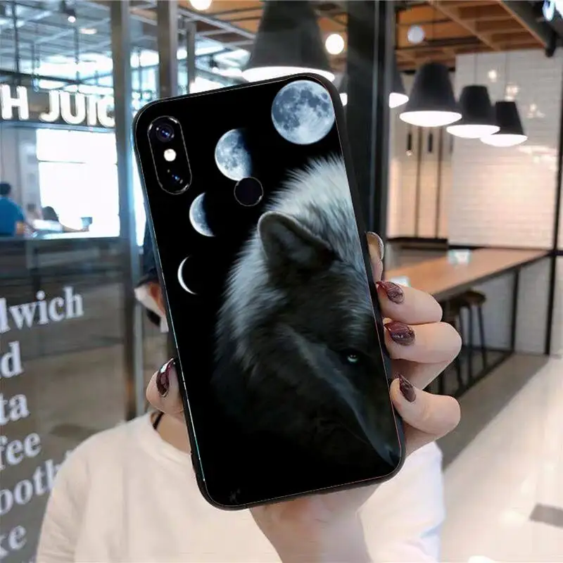 

angry Animal wolf Face Phone Case For Xiaomi Redmi 7 8 9t 9se k20 mi8 max3 lite 9 note 9s 10 pro