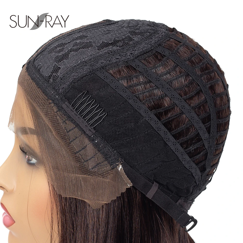 Предварительно выщипанная линия волос 150% плотность глубокая часть боб парик из
