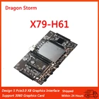 Новая семейная материнская плата для майнинга LGA 2011, разъем ЦП 5 PCIe PCI-E Express 3,0 X8, слоты памяти DDR3 для майнинга криптовалют