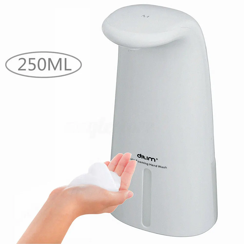 

250ml Automatic Induction Foam Soap Dispenser Wall Mounted Touchless ABS Hands Free Infrared Sensor Household Soap