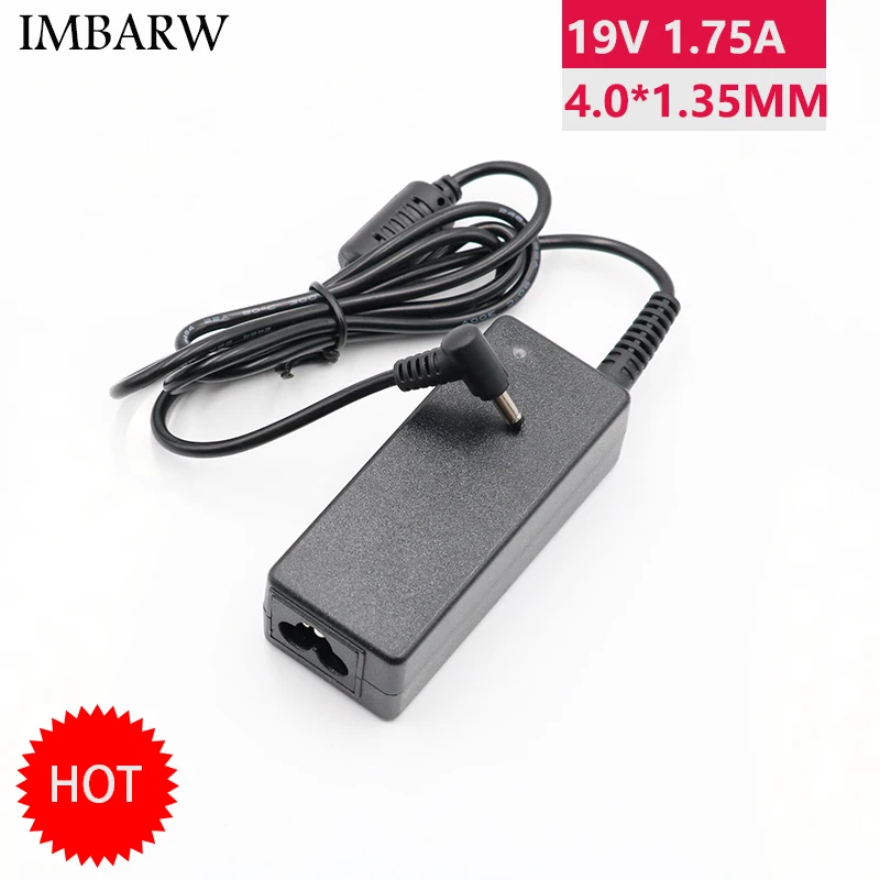 

19V 1.75A 33W 4.0*1.35mm AC Laptop Charger Power Adapter For ASUS ADP-33AW S200E X202E X201E Q200 S200L S220 X453M F453 X403M