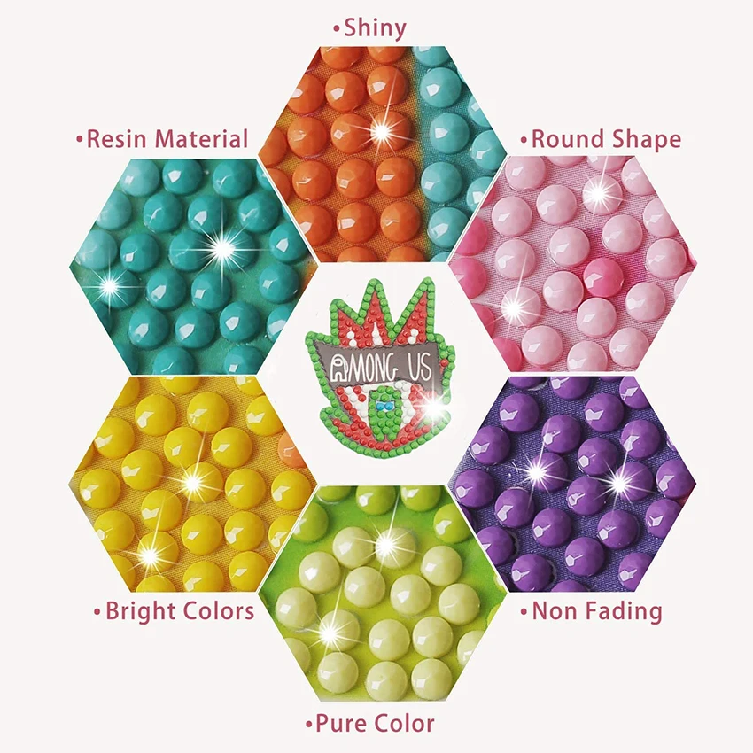 

16pcs DIY Diamond Painting Stickers Kits for Kids Diamond Art Mosaic Stickers by Numbers Kits Crafts Set Handmade Art Craft Gift