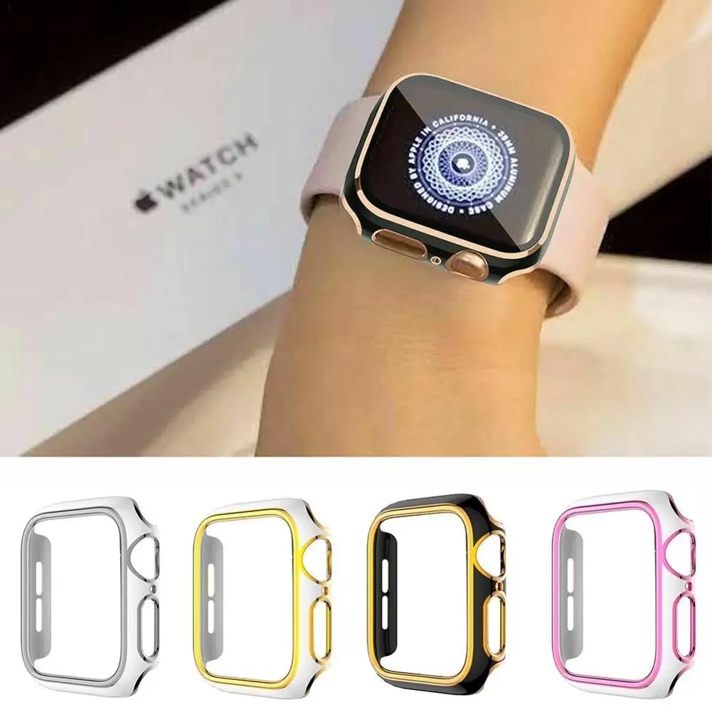 

1 шт., защитный чехол для Apple watch серии 6, 5, 4, 3, 44 мм, 40 мм, для Iwatch6 42 мм, 38 мм, бампер, защита экрана, крышка, аксессуары для часов