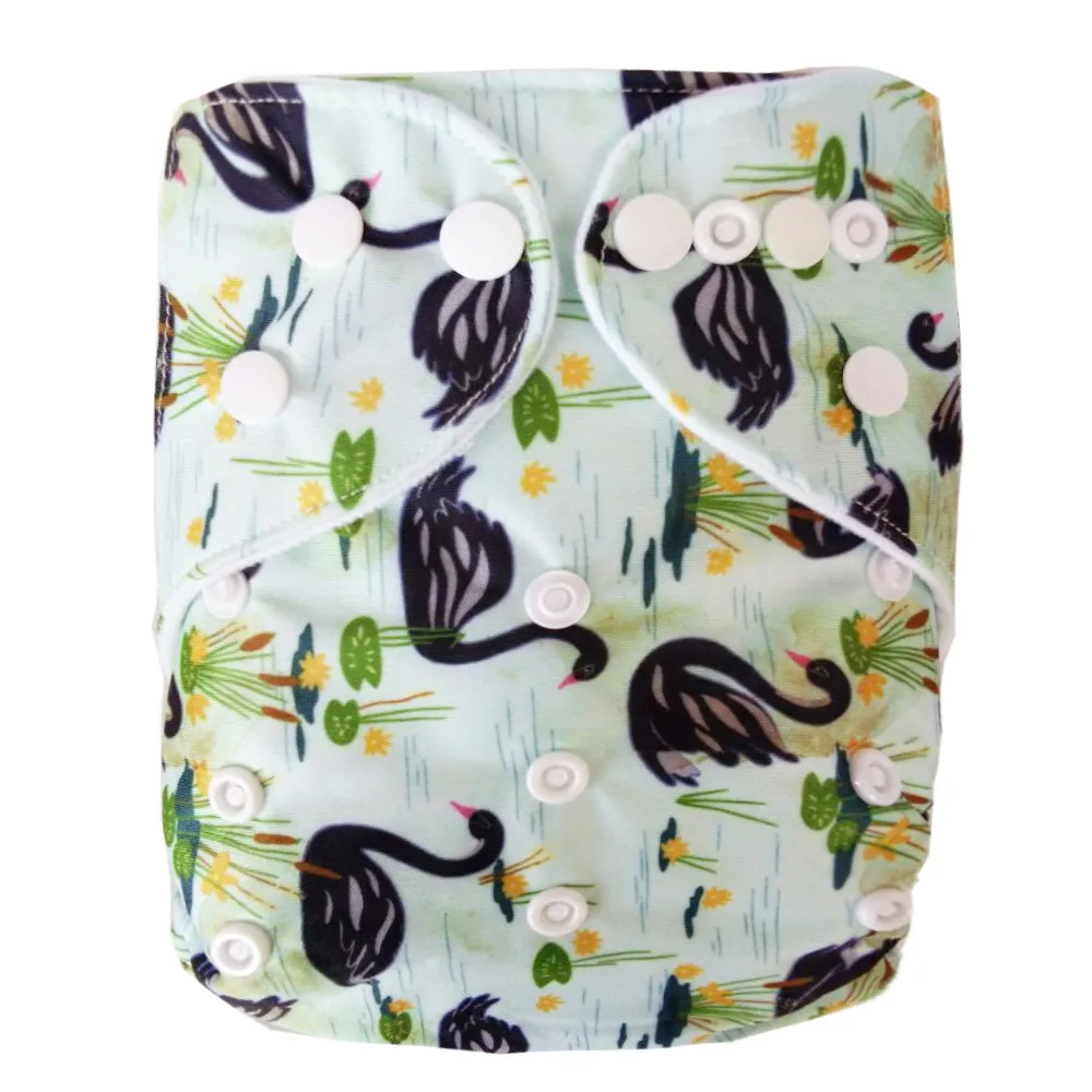 Reusable Cloth Diaper Adjustable Baby Nappies Washable Nappy Newborn Cloth Diaper Training Pants Fit 3-15 kg