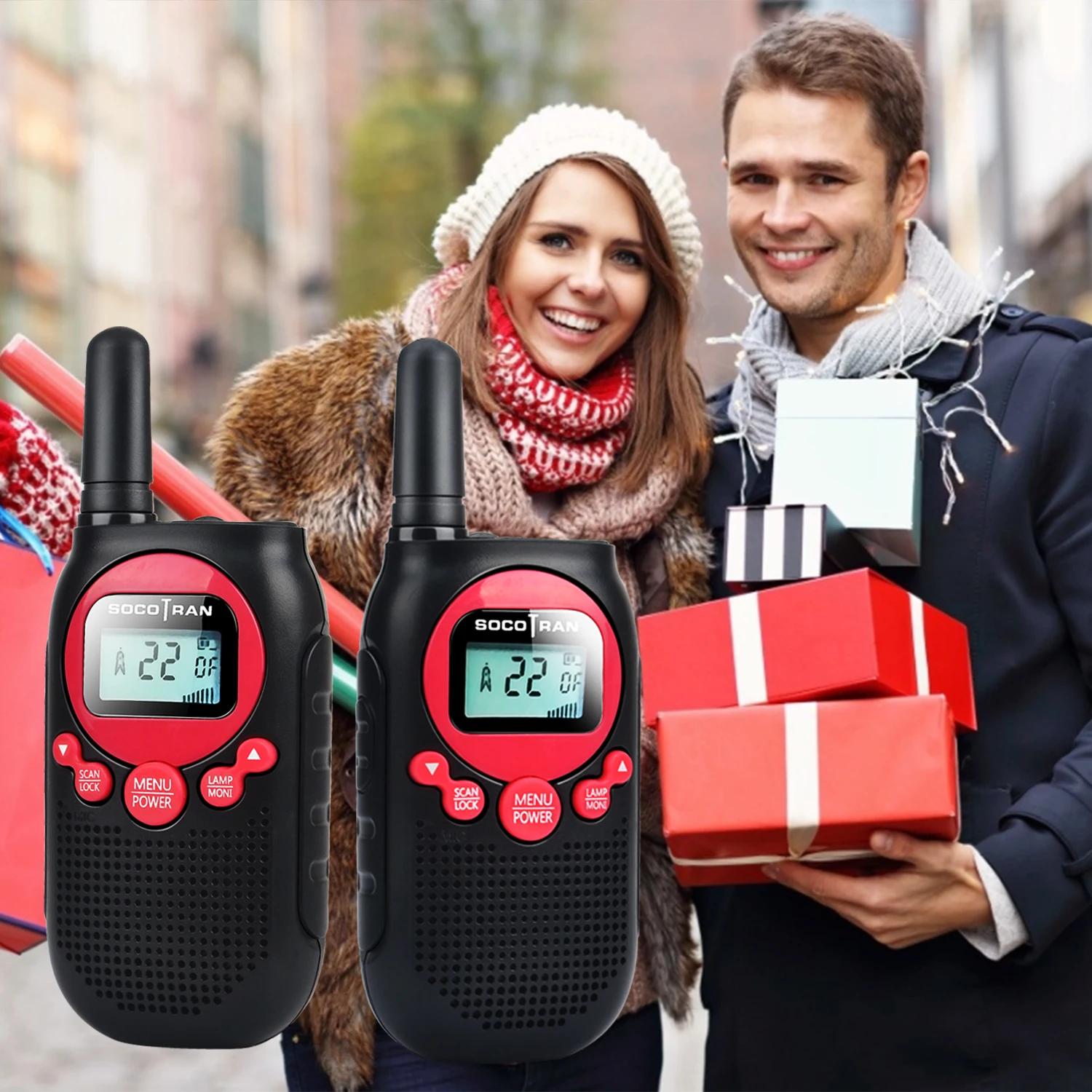 2 шт. перезаряжаемые рации для взрослых дальность 5 миль 22 канала|Рации| |