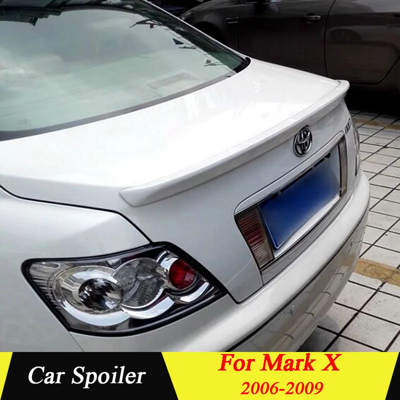 Для Toyota Mark X Reiz ABS пластиковый задний спойлер крыла для 2006 2007 2008 2009|Спойлеры и
