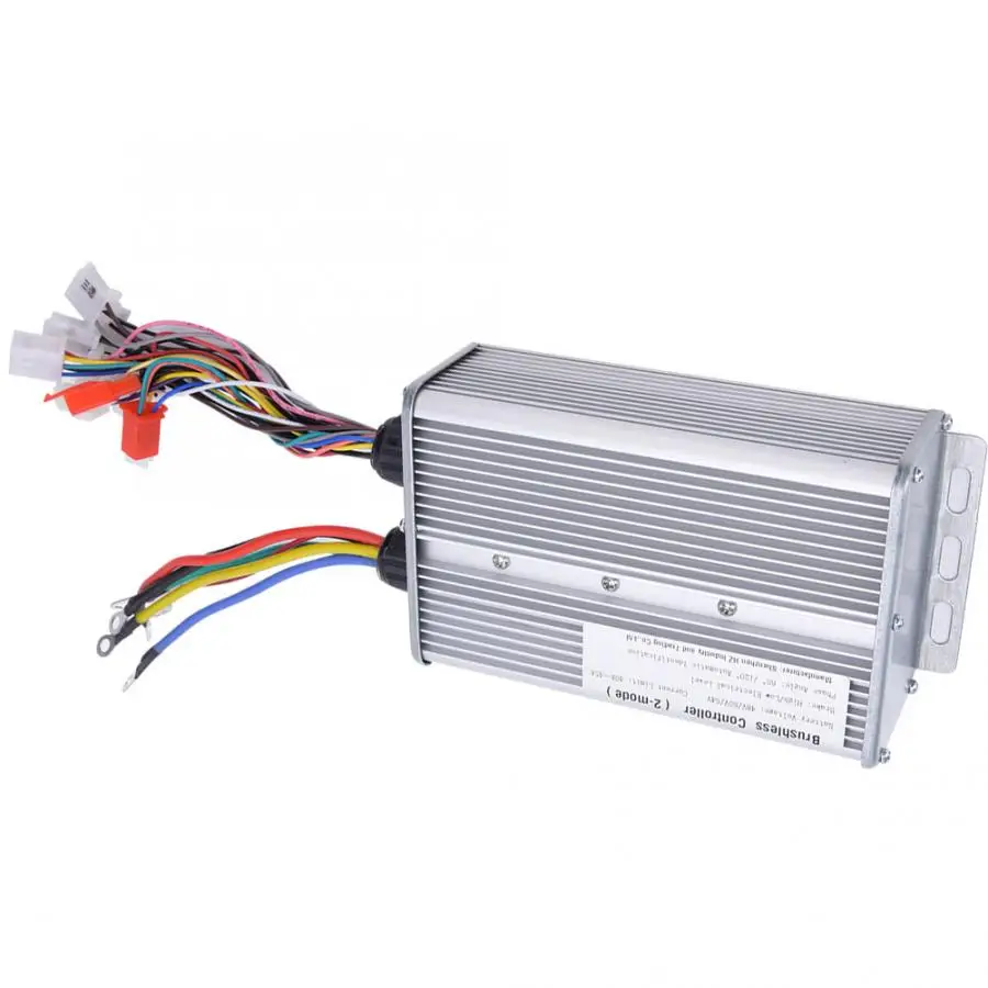 Контроллер скорости бесщеточного электродвигателя 48 В 60 в 64 1000 Вт 18 линий два