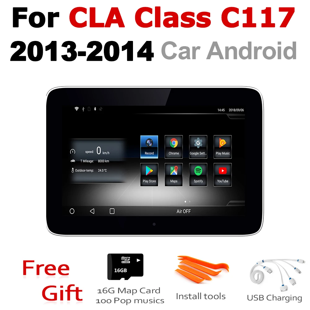 Для Mercedes Benz CLA Class C117 2013 2014 NTG Android 7 0 автомобильный мультимедийный плеер WiFi GPS Navi