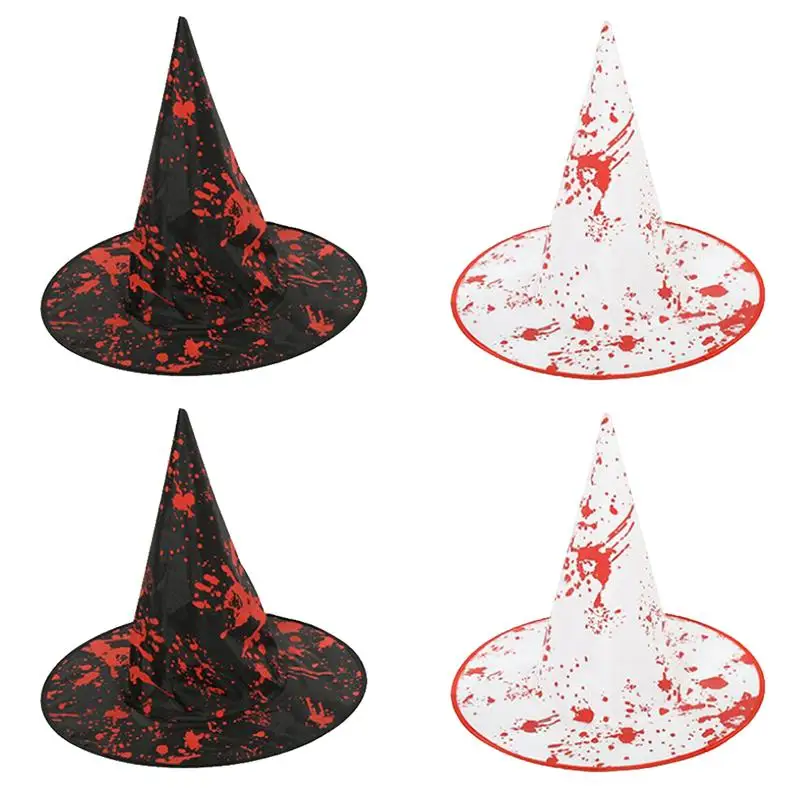4 шт. шляпа ведьмы на Хэллоуин тканевая Кепка для костюмированной вечеринки