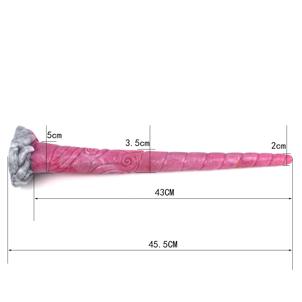 Animal Dildo Dog Penis Large 45cm Long Anal plug G Spot Stimulate Soft Silicone Huge Big Dick Suction Cup Sex Toys For Women | Красота и