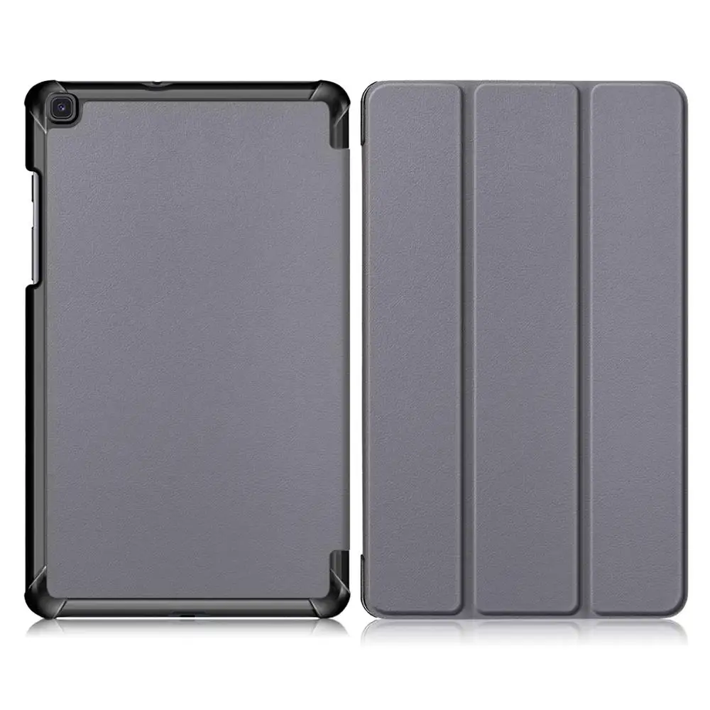 Gray Чехол с принтом для Samsung Galaxy tab A 8,0 SM T290 T295 T297 tab a 8 защитный чехол из искусственной кожи+ подарок - Цвет: Gray