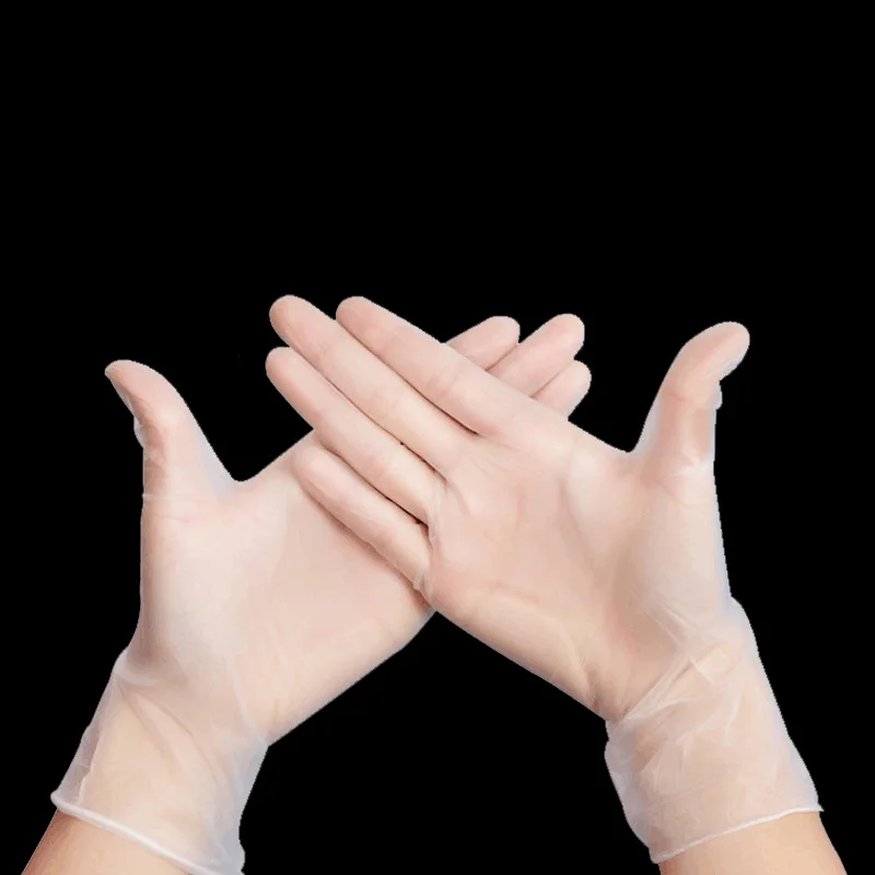 20PCS Food Grade Disposable vinyl Gloves Anti-static Plastic For Cleaning Cooking Restaurant Kitchen Accessories | Дом и сад