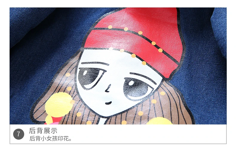 Зимнее джинсовое пальто для девочек детская одежда детские с длинными рукавами